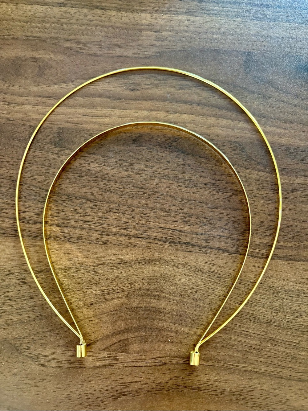 Gold Metal Double Headband - Unbranded